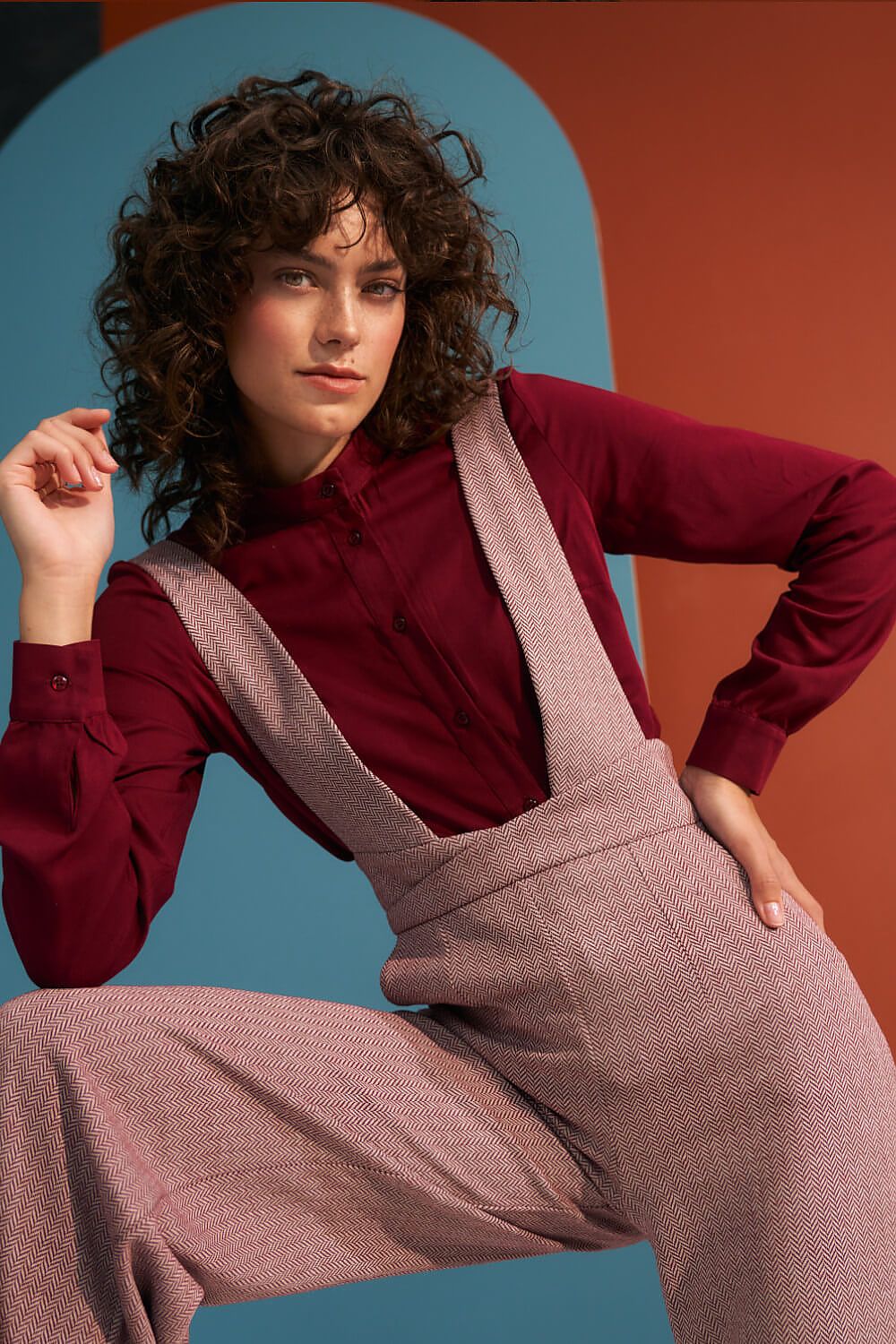  Camicia a manica lunga  model 184613 Nife 